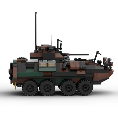 Mocsage  MOC-126469 DIY Assembly LAV-25 Infantry Fighting Vehicle Model Small Particles Building Blocks Set (476PCS)