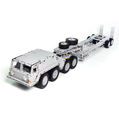 Heavy-duty Carrier Truck DIY  Building Blocks Set (1450PCS/- Dynamic Version)