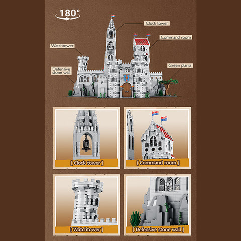 Medieval European classical Castle Building Blocks Set(3999PCS)