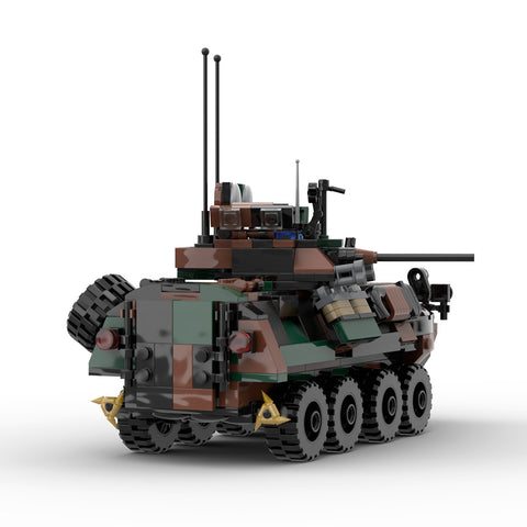 Mocsage  MOC-126469 DIY Assembly LAV-25 Infantry Fighting Vehicle Model Small Particles Building Blocks Set (476PCS)