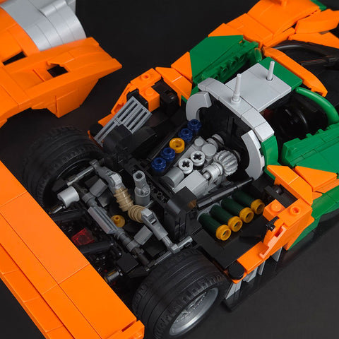 Mocsage Japanese Winning Racecar Building Blocks Set(1470PCS)