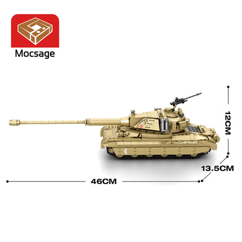 Mocsage 1/28 Scale 60TP Tank Building Blocks Set (1128PCS)