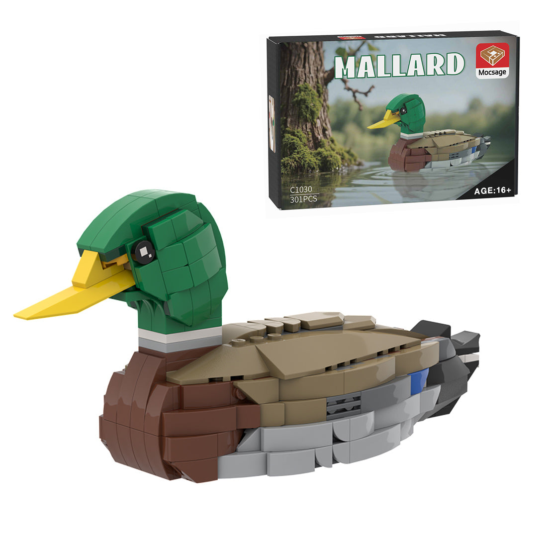 Mocsage MOC-199926 Mallard Building Blocks Set (301PCS)