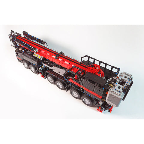 4325Pcs 2.4g Multichannel MOC  RC Crane Bricks DIY Small  Particle Building Block Toy with  11 Motors Boom Hook