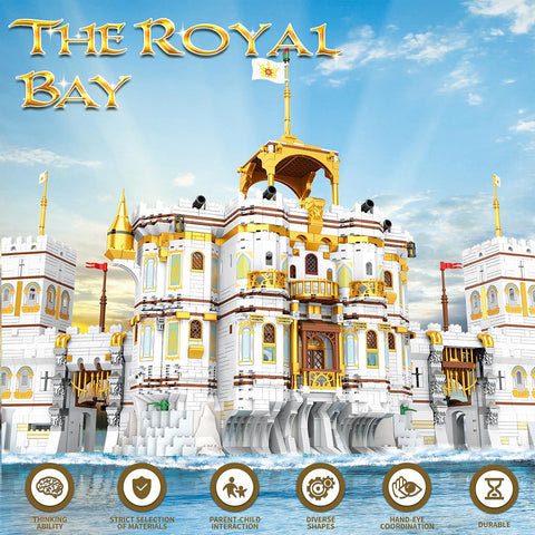 Royal Bay Pirate Series Assembly  Building Blocks MOC Toys STEM  Set (4168PCS)