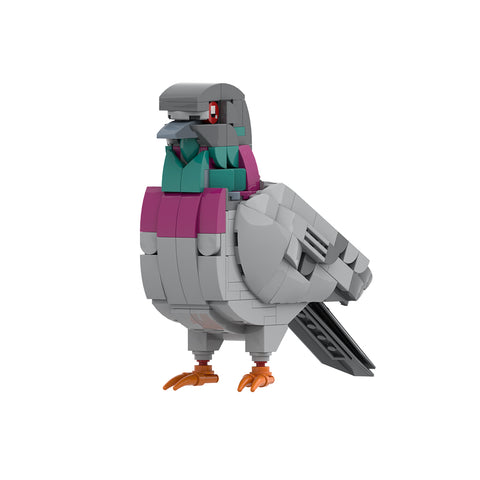 Mocsage MOC-208738 Feral Pigeon Building Blocks Set (255PCS)