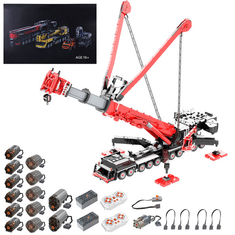 LTM-11200 14 Motors UCCS RC  Engineering Crane Tech Building  Blocks Set (Dynamic  Version/12205PCS)